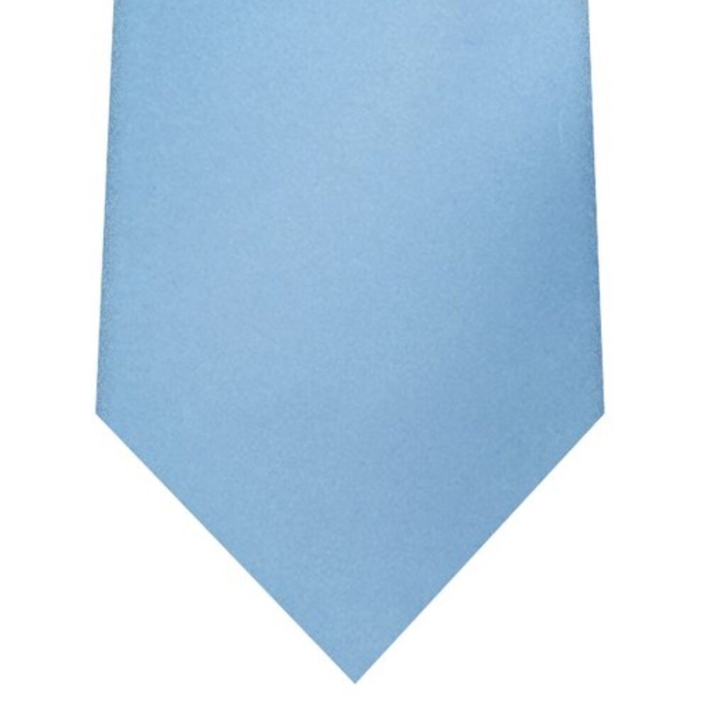 Light Blue Solid Tie – 3.25” Classic Width | 100% Microfiber